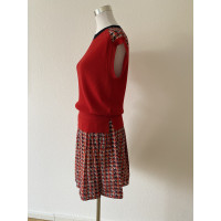 Louis Vuitton Kleid aus Wolle in Rot