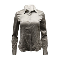 Theory Top Silk in Silvery