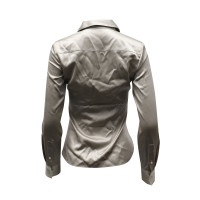 Theory Top Silk in Silvery