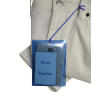 Acne Jeans aus Baumwolle in Weiß