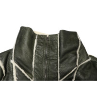 Jitrois Jacke/Mantel aus Leder in Schwarz