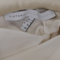 Victoria Beckham Brede shift jurk in cream