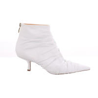 Cesare Paciotti Ankle boots Leather in White