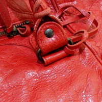 Balenciaga Sunday Bag en Cuir en Rouge