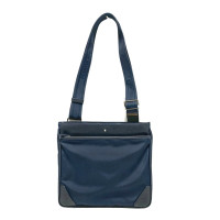 Mont Blanc Borsa a tracolla in Pelle in Blu