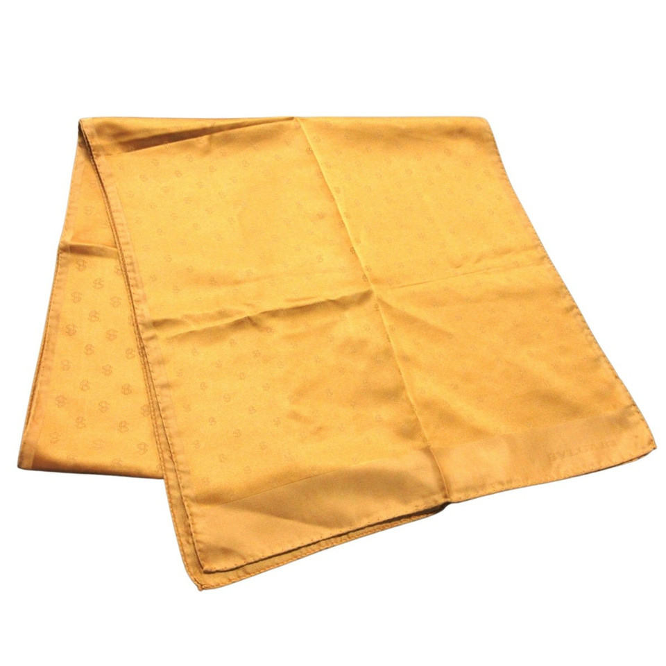 Bulgari Schal/Tuch aus Seide in Gold