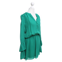 Parker zijden jurk in groen