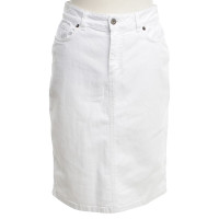 Dolce & Gabbana Jeans skirt in white