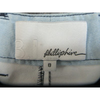 3.1 Phillip Lim Paire de Pantalon en Coton en Bleu