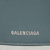 Balenciaga Täschchen/Portemonnaie aus Leder in Blau
