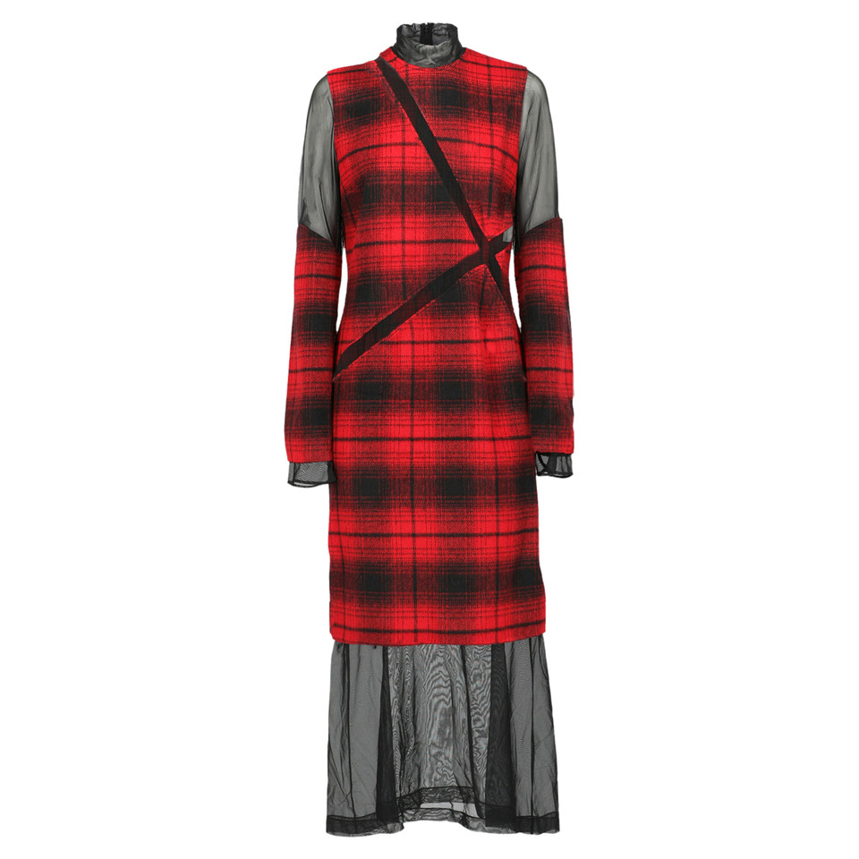 Damir Doma Dress Wool in Red