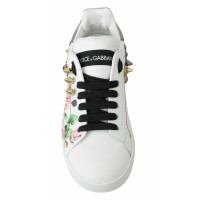 Dolce & Gabbana Chaussures de sport en Cuir en Blanc