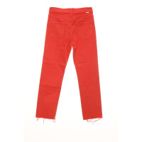 Mother Jeans in Rot