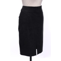 L'agence Skirt Leather in Black
