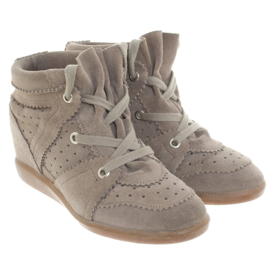 Isabel Marant Sneakers aus Wildleder in Grau