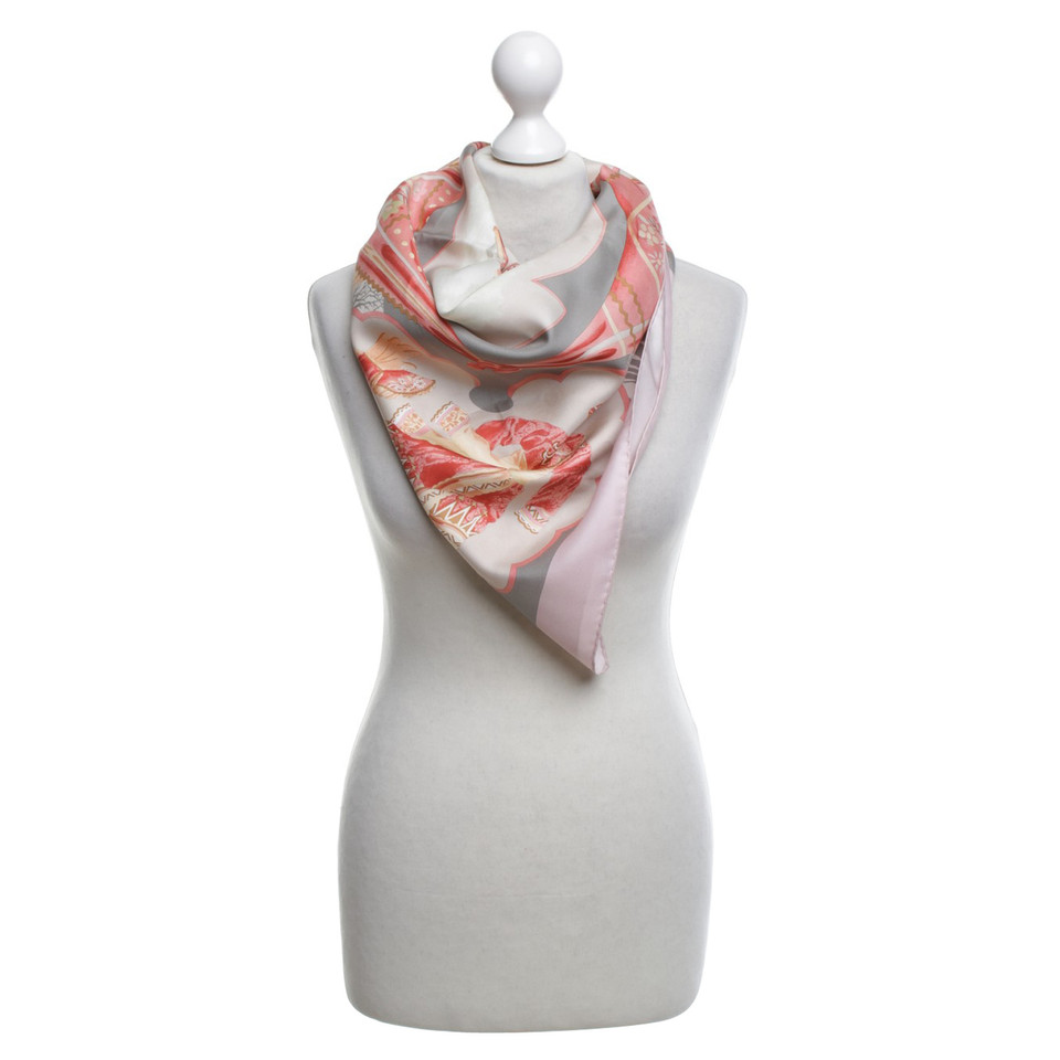 Salvatore Ferragamo Silk scarf with motif