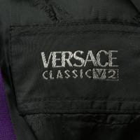 Versace Blazer en Laine en Violet