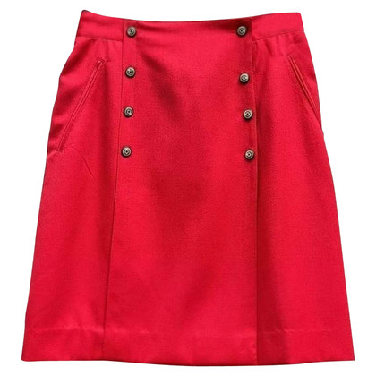 Les Copains Skirt Wool in Red