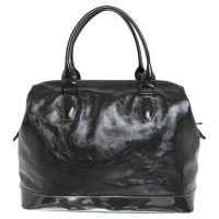 Longchamp Patent leather handbag in anthracite