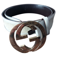 Gucci Riem Leer in Beige