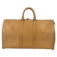 Louis Vuitton Keepall 45 Leather in Yellow
