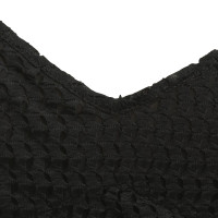 Jil Sander Black dress with hole pattern