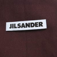 Jil Sander Jacket/Coat in Bordeaux
