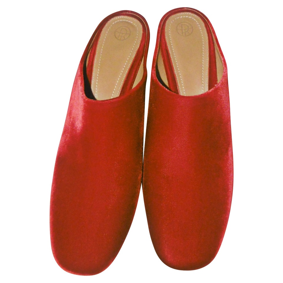 The Row Slippers/Ballerinas in Red