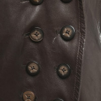 Antonio Marras Leather jacket in brown