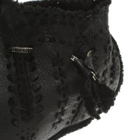 Ermanno Scervino Handtasche aus Leder in Schwarz