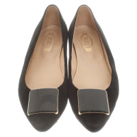 Tod's Mocassini/Ballerine in Pelle in Nero