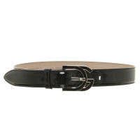 Dolce & Gabbana Waist belt in black patent leather
