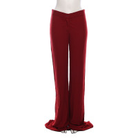 Dolce & Gabbana Paio di Pantaloni in Cotone in Rosso