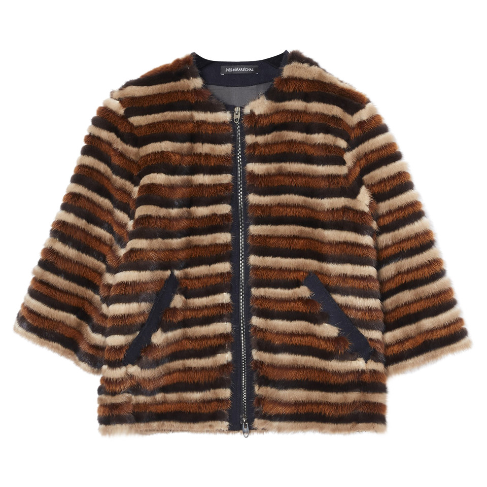 Inès & Maréchal Jacket/Coat Fur in Brown