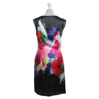 Luisa Cerano Silk dress with floral pattern