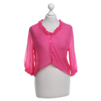 Marni Zijden blouse in roze