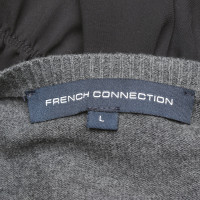 French Connection Jurk grijs / zwart