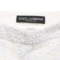 Dolce & Gabbana Broeken Katoen in Wit