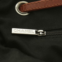 Chanel Bruine tas met bont