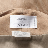 Gunex Skirt Suede in Beige
