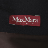 Max Mara Cappotto in lana in nero