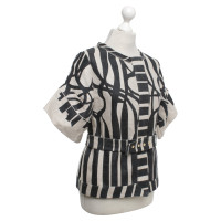Vionnet top with pattern