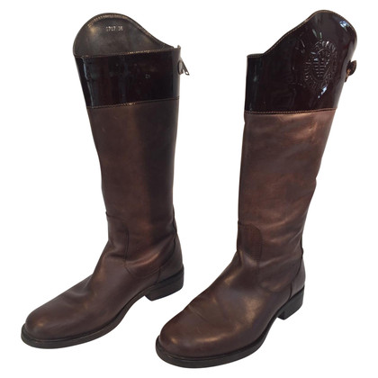 Armani Boots Leather in Brown