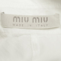 Miu Miu Bluse in Weiß