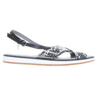 Karl Lagerfeld Sandals in reptile finish