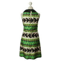 Tibi Groene patroon jurk