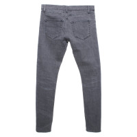 Saint Laurent Jeans aus Baumwolle in Grau