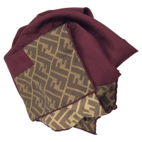 Fendi Zijden sjaal met logopatroon