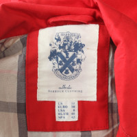 Barbour Lange jas in rood