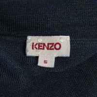 Kenzo Oberteil aus Seide in Blau